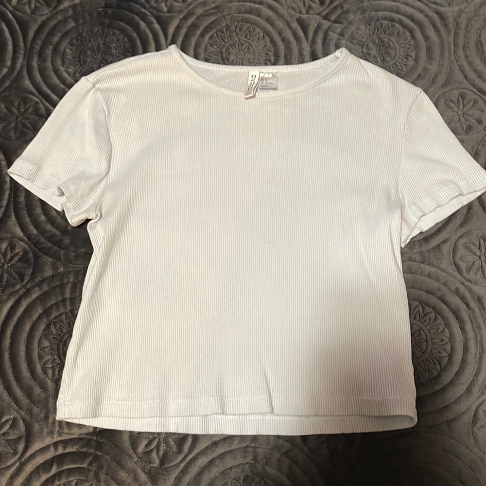 Light blue short crop from H&M